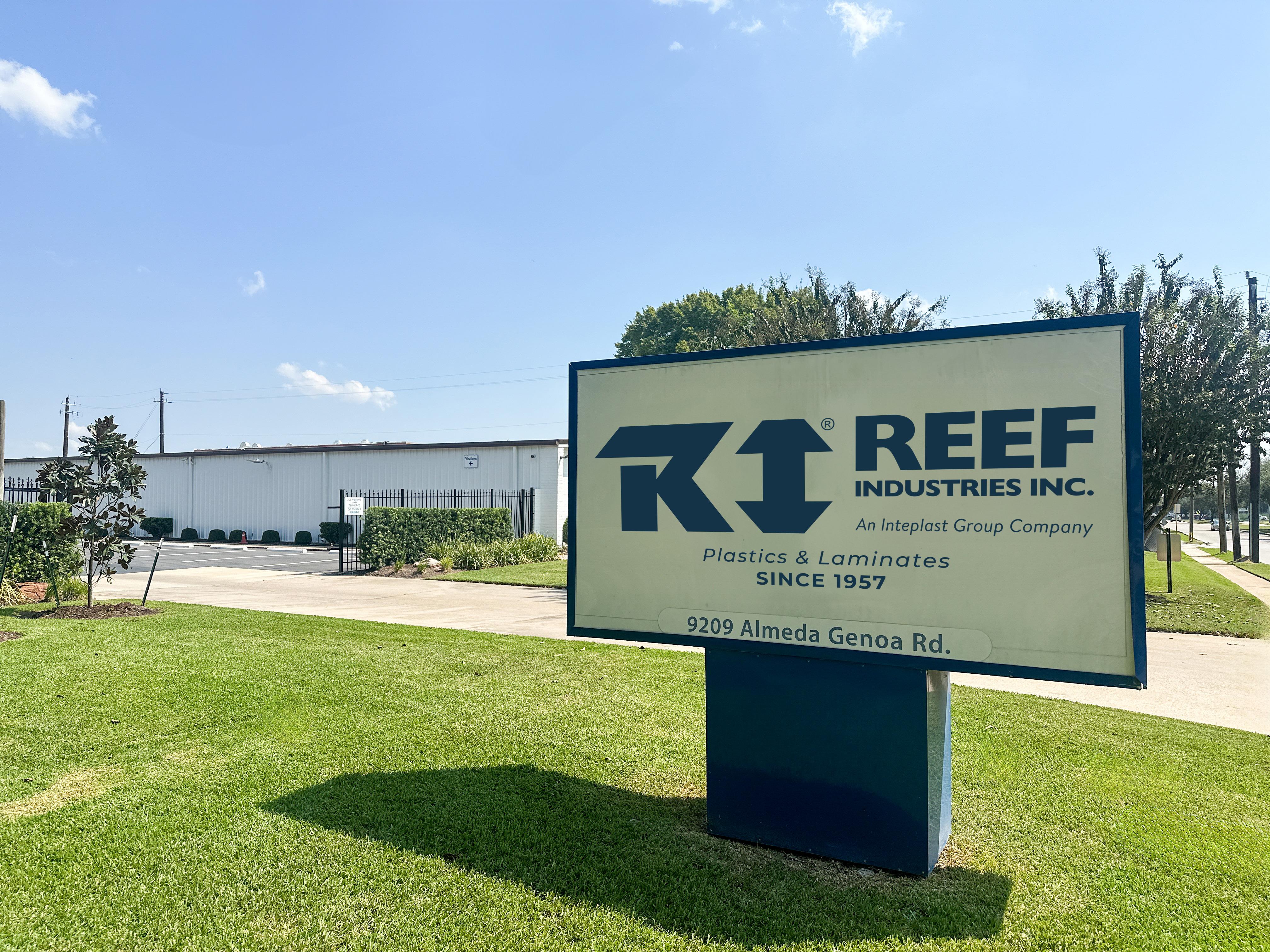 Reef Industries Location Sign